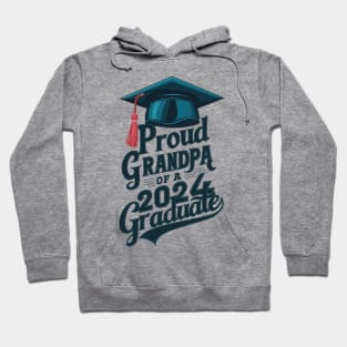 Proud Graduate 2024 Grandpa Hoodie